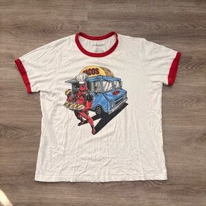 Marvel Deadpool Taco Truck Ringer T-Shirt